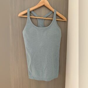 Lululemon Athletica Ribbed Tank Top - Light Blue